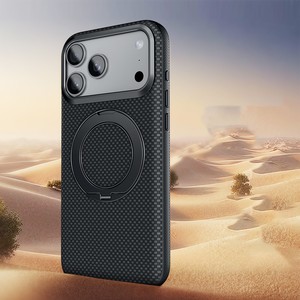 Funda de Lujo para Teléfono con Soporte Magnético, Antideslizante y Antigolpes, Protectora para Hombre, para iPhone 17 Pro Max - Product Image 5