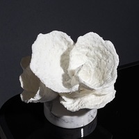 Statues de corail blanc en résine modernes sur mesure en gros pour la décoration intérieure d'hôtels et d'habitations