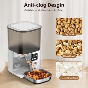 Comedero para Mascotas ABS en Oferta, Tazón de Acero Inoxidable para Perros, Dispensador Inteligente de Comida para Gatos, Comedero Automático para Mascotas con Cámara y Llamada de Voz - Product Image 4