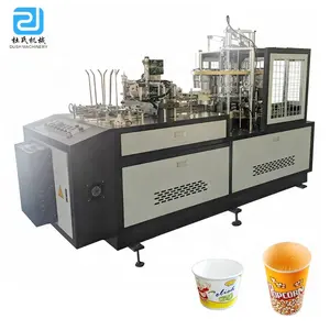 DS-L100 KFC Automatic Paper Bucket Making Machine with Direct Bottom & Open Cam Automatic Oiling