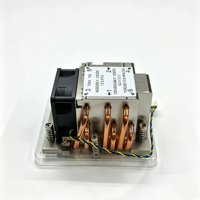 Dissipateur thermique pour processeur de serveur 250W pour AMD SP5 2US22 Socket 6, 6 caloducs en cuivre, base en aluminium, ailettes en aluminium, radiateur de refroidissement pour serveur