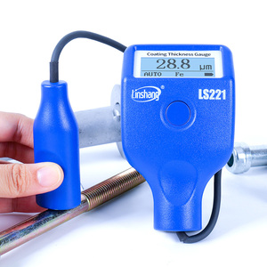 Promoción LS221 Medidores de espesor de revestimiento resistente Fe/NFe Medidor de espesor de revestimiento digital portátil - Product Image 1