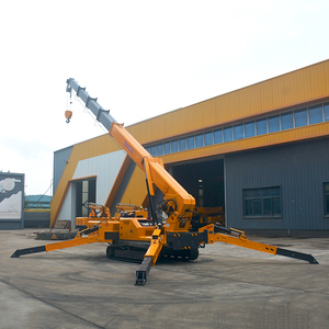 מנוף זחלילי טלסקופי KUUGAO בעל תו תקן CE, 2-10 טון, 12 טון, 15 מטר, דיזל, שטח קשה, מנוף עכביש, יעילות גבוהה, 17 מטר - Product Image 5