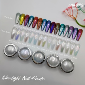 Polvo de Seda Moonlight, Pigmento Aurora Blanco Perla Suave para Arte de Uñas - Product Image 1