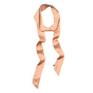 Écharpe en soie beige <span class=keywords><strong>de</strong></span> luxe à imprimé chaîne pour femmes, idéale pour le bureau et comme cravate professionnelle pour hôtesse <span class=keywords><strong>de</strong></span> <span class=keywords><strong>l</strong></span>'<span class=keywords><strong>air</strong></span> - Product Image 4