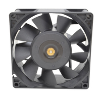 Ventilateur axial à pales en plastique étanche IP67 92x92x38mm 12V/24V DC avec roulement à billes pour refroidissement d'air, OEM ODM pour serveur, CE ROHS