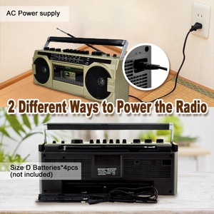 Chất lượng cao retro cổ điển cũ AM FM SW đài phát thanh cassette <span class=keywords><strong>Player</strong></span> Loa Cassette Boombox - Product Image 6