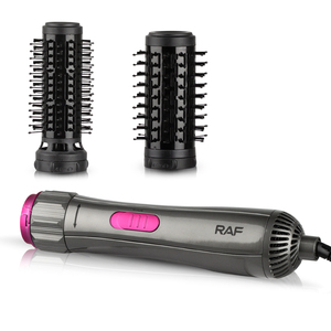 RAF Factory Wholesale Hot Air <b>Brush</b> Straightener Salon Ceramic Rotating Hair Dryer Comb Rotating Hot Air <b>Brush</b> RAF Factory Whole - Product Image 5