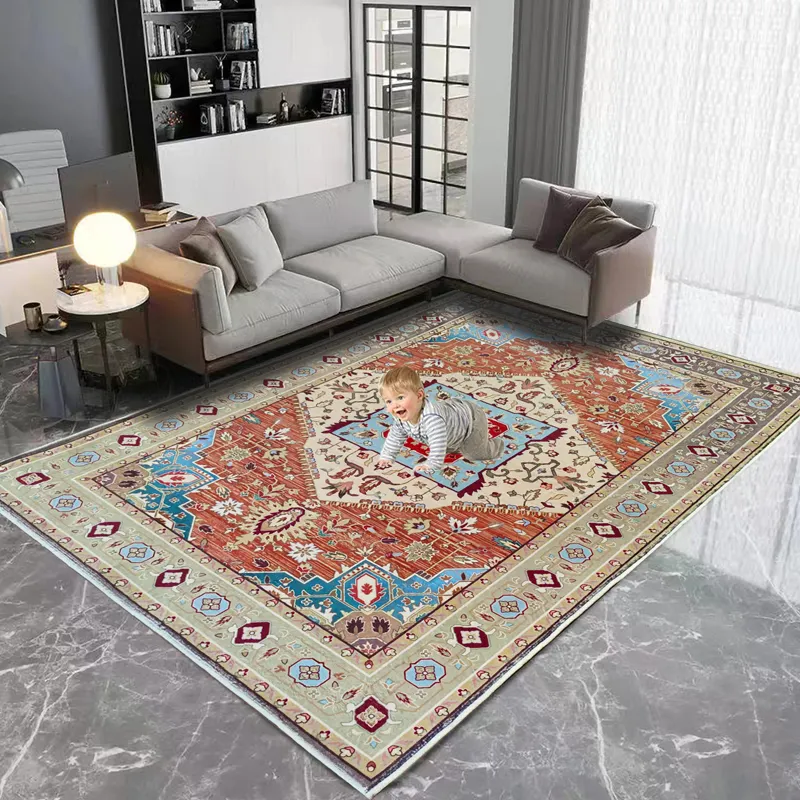 2023 China best-selling modern soft fluffy carpet for living room alfombras