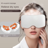 Masseur oculaire intelligent multifonctionnel à vapeur, contrôle de la minuterie, compresse chaude, soulagement de la fatigue oculaire, dispositif hydratant à verrouillage d'eau