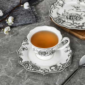 ชุดภาชนะใส่อาหารลายกระดูกจีนโบราณชุดกาน้ำชาและเครื่องเคลือบลายครามบานกล่องสำหรับการจัดเก็บง่าย - Product Image 3