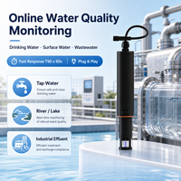 Capteur de qualité de l'eau en ligne (pH/ORP) - Capteur numérique de pH/ORP avec sortie 4-20 mA et interface RS485 pour la surveillance de la qualité de l'eau