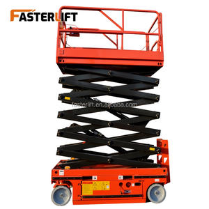 Lift Gunting Udara Kecil Model FL 6-16m Hidrolik Elektrik Kapasitas 130KG Tinggi Maksimum 20m - Product Image 2