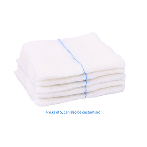 Compresas de gasa quirúrgica con hilo azul detectable por rayos X, 8 capas, 12 capas, 16 capas - Product Image 5