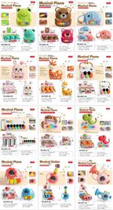 Dessin animé <span class=keywords><strong>jouet</strong></span> <span class=keywords><strong>synthétiseur</strong></span> girafe Piano en plastique clavier lumière son Conversion musique jouets pour enfants bébés Instruments d'apprentissage - Product Image 3