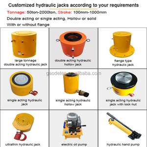 200 Ton <strong>Electric</strong> Double Acting <strong>Hydraulic</strong> Cylinder <strong>Jack</strong> for Sale - Product Image 6