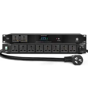 OEM S-801 Professional Intelligent Ten-Way Power Supply Sequencer With Voltage Display