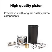 Kit piston pour moteur diesel d'excavatrice Kit de revêtement de cylindre de moteur Kits de révision de reconstruction pour Yanmar Mitsubishi Volvo Hyundai