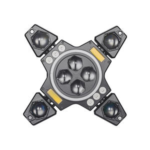 Rayo de luz láser de ojo de abeja de cuatro brazos Barra pequeña Atmósfera KTV Flash Light Seis en uno Luz con cabezal móvil Transfronterizo DMX512 LED - Product Image 1