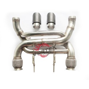 Échappement Catback VORTEX SUS304 Valvetronic pour McLaren 720S 4.0T V8 2017-2024 Embout Brûlé Fixation Directe - Product Image 2