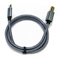 Câble d'imprimante USB 2.0 Type C vers USB B en nylon tressé et aluminium durable de 1,5 m pour la vente en gros
