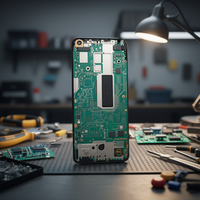 Nueva Placa Base Intermedia para Teléfono Móvil Oppo A94 5G 2021