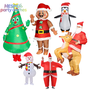 HESPER Nouveaux costumes gonflables pour Noël, fête de fin d'année, cosplay, bonhomme de neige, homme en pain d'épices, Père Noël, mascotte - Product Image 1