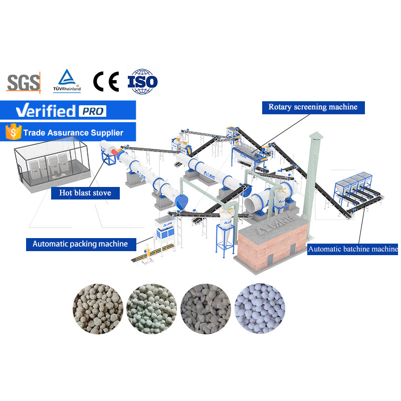 Stainless Steel NPK Compound Fertilizer Production