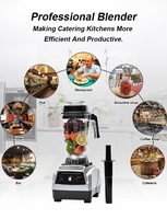 1500W Multifunctionele Commerciële Smoothie Fruitsap Groenteblender Voor Restaurant