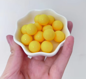 Proveedor de Bolas de Plástico POM Sólidas y Duras de Color Amarillo para <span class=keywords><strong>Paintball</strong></span>, 17 mm, 3.65 Gramos, para Rodamientos, 273 Piezas, 1 kg, Precio Bajo - Product Image 2