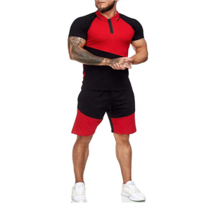 Vente en gros fabricant pakistanais logo personnalisé T-Shirt ensemble court vêtements d'été décontracté blanc col haut de qualité supérieure coton homme Twin ensemble - Product Image 3