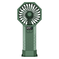 Mini ventilateur portable turbo à moteur sans balais haute vitesse, avec affichage numérique, batterie amovible, pour souffler la poussière et les feuilles - Vente en gros usine