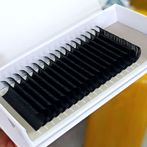 कस्टम वास्तविक मिंक प्राकृतिक नरम हस्तनिर्मित व्यक्तिगत पलक एक्सटेंशन curl चांदी-प्लेटेड बैक कार्ड ट्रे अर्ध स्थायी - Product Image 2