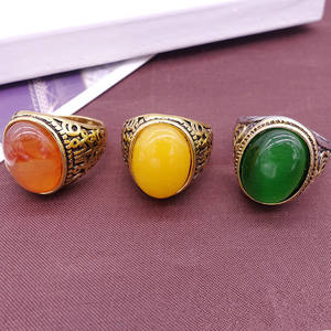 <span class=keywords><strong>Bague</strong></span> pour <span class=keywords><strong>homme</strong></span> plaquée or et argent bicolore, taille et couleur assorties, décorée à la main, bagues en pierre pour <span class=keywords><strong>homme</strong></span>, bijoux en gros - Product Image 6