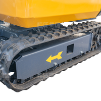 Mini Excavadora Hengwang HW13 de 1 Tonelada, Pequeña Excavadora para Jardín y Granja