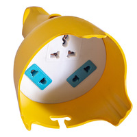 Rallonge électrique industrielle étanche IP44 10A avec câble SJTOW pour véhicules électriques et équipements industriels, 4 prises, 2-30m