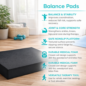Non Slip <b>Balance</b> Pad Foam Exercise <b>Cushion</b> for Yoga Physical Therapy Stability Training - Product Image 3