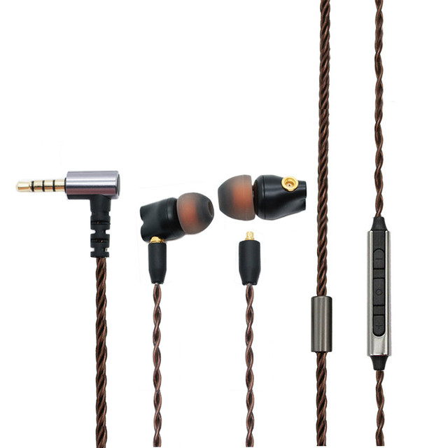 New Arrival HIFI Detachable MMCX Wired Metallic Earphone With Same Connector With SE535 UE900 SE846