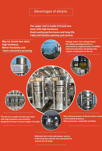 6YY-300 presse à <span class=keywords><strong>huile</strong></span> hydraulique machine à presser l'<span class=keywords><strong>huile</strong></span> comestible commerciale de sésame - Product Image 2