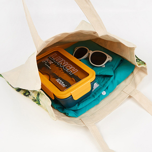 In Bền Thân Thiện Với Môi Cotton Tự Nhiên <span class=keywords><strong>Canvas</strong></span> Tote Túi Mua Sắm Biểu Tượng Tùy Chỉnh Tái Sử Dụng Hàng Tạp Hóa Lưu Trữ Túi Khuyến Mãi - Product Image 5