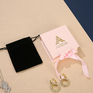 Luxury Customized Simple Jewellery Packaging Gift <b>Box</b> Satin Sponge Insert <b>Book</b> Shape Zipper Closure Engraved Printing Christmas - Product Image 3