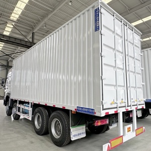 Xe tải thương mại hạng nặng Sinotruk Howo 371 8x4 đã qua sử dụng, thùng kín, động cơ diesel, 12 bánh, bán. - Product Image 5