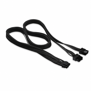 16Pin PCIe 5.1 GPU Power <b>Cable</b> 12V-2x6 90 Degree Modular <b>Cable</b> Braided Wholesale - Product Image 1