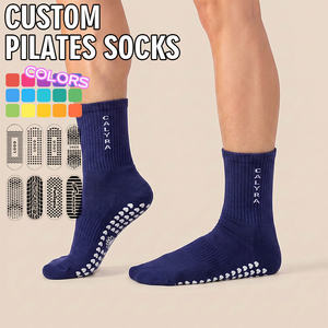 Calcetines de Pilates para Mujer Bilu, Transpirables, de Algodón, Antideslizantes, para Yoga y Barre, para Estudio y Fitness, Venta al Por Mayor - Product Image 2