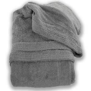 SOLID LINE - BATAS DE BAÑO GRIS TALLA S - Product Image 1