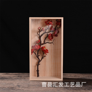 Caja de Almacenamiento de Madera Rectangular de 12 cm, de Pino, para Regalos y Manualidades - Product Image 2