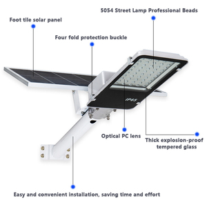 Luz solar potente de 200W IP65, luz de calle Solar impermeable para exteriores, lámparas de pared para camino de patio trasero con Control remoto - Product Image 4