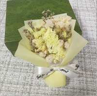 Bouquet de petites fleurs séchées faites à la main Mini bouquet de roses éternelles souffle de bébé cadeau de nouvel an
