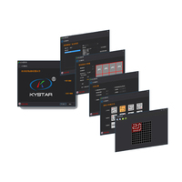 Kystar R12 Control Intérieur/Extérieur Affichage LED Récepteur Cassette avec 12 HUB75 Écran LED Carte de contrôle