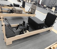 Benzer bir simgeye sahip sertifikalı Ticari Stüdyo Yoga Eğitimi Klasik Pilates Reformer Akçaağaç Ahşap Pilates Reformer'ı bulun
